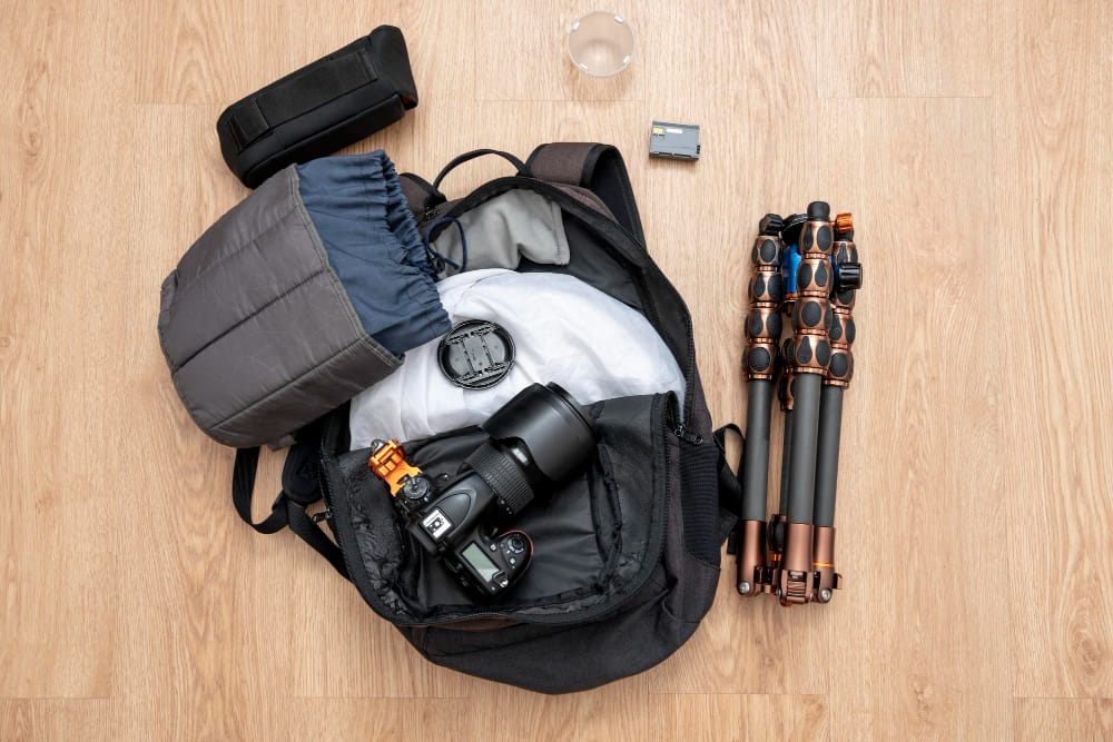 Travel photo gear backpack