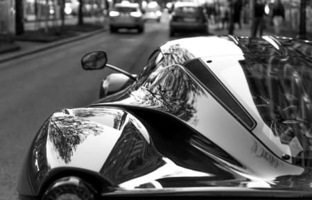 Reflections on the Car's Surface