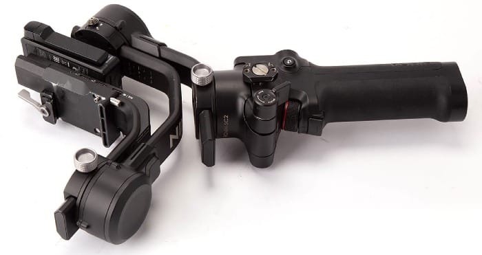 Gimbals use motors to keep your camera level while moving