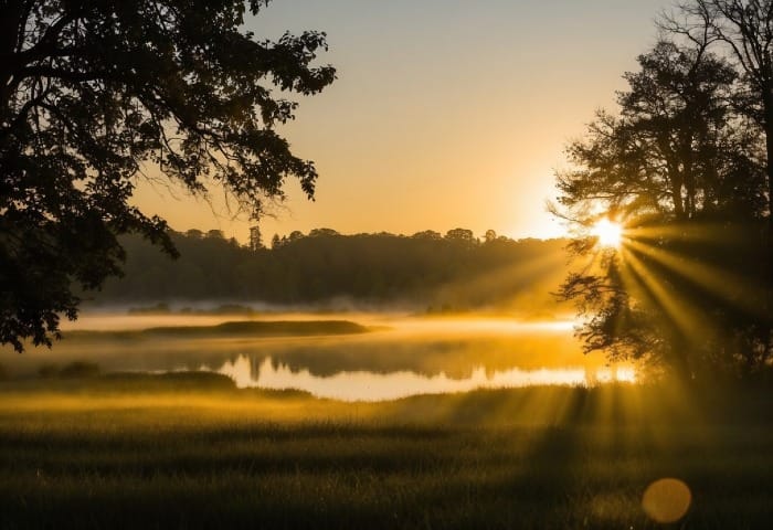 Composition Techniques During Golden Hour